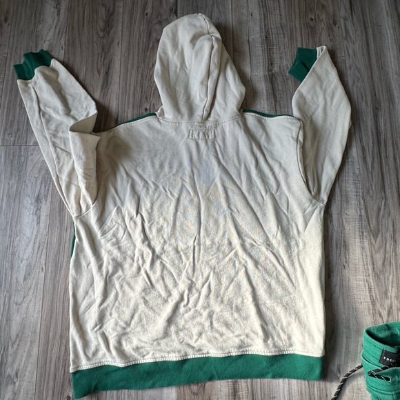 Edgar and Ash Sweat Set Color blocked Hoodie & Jogger in Green & Tan Size XL - Picture 10 of 10